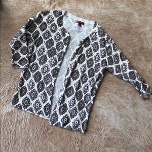 Printed Cardigan
